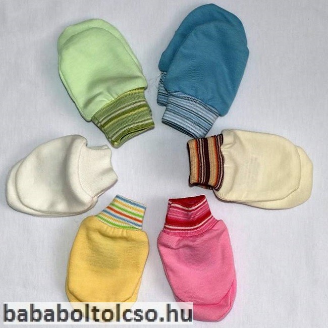 Újszülött kesztyű karmolás ellen ** Több szín Újszülött kesztyű karmolás ellen ** Több szín