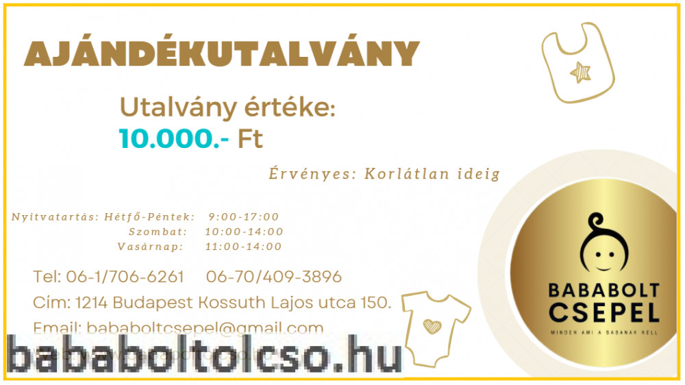 Ajándék utalvány ** 10.000 ft értékben Ajándék utalvány ** 10.000 ft értékben