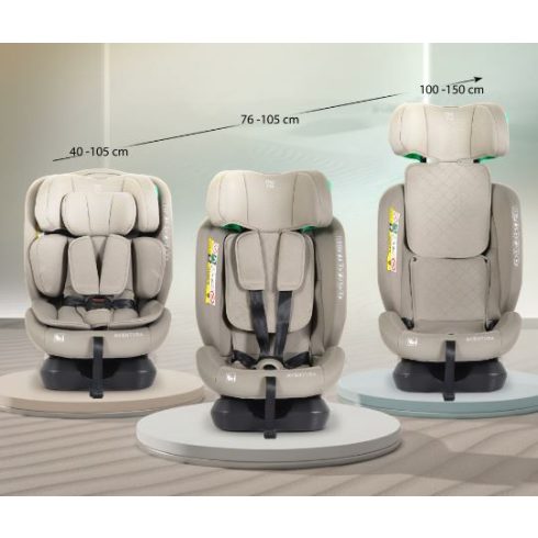 Moni Aventura dönthető autósülés 40 cm-150 cm Bézs