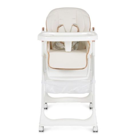 Moni Lindo multifunkciós etetőszék kiegészítőkkel (előke, kanál, villa) Fehér