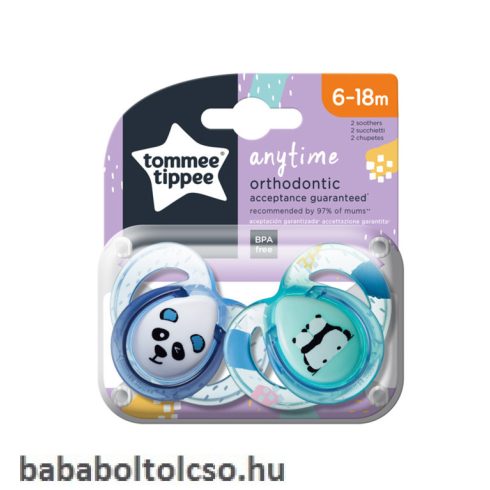 Tommee Tippee CTN Anytime játszócumi 6-18 hó 2db