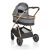 Cangaroo Hydra multifunkciós babakocsi 3:1 ISize hordozóval- Szürke