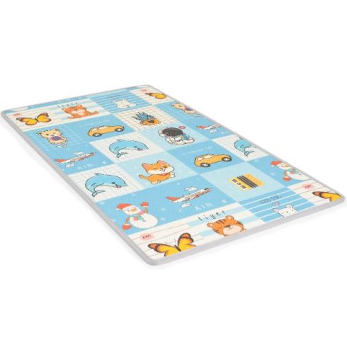 Moni Kétoldalas vízálló csúszásmentes játszószőnyeg 180*100- Kék