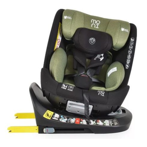 Moni Serengeti i-size autós ülés 40-150cm 360forgatható zöld