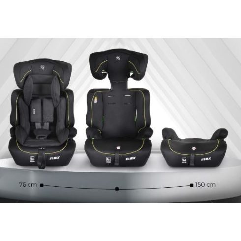 Moni Flex autósülés 76 cm - 150 cm Piros
