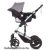Chipolino Camea babakocsi mózessé alakítható sport résszel 3in1-Graphite