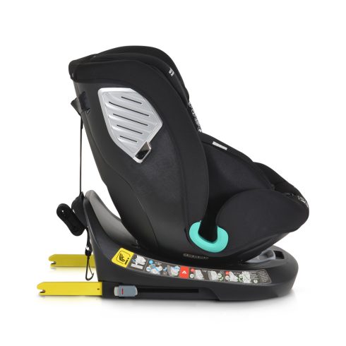 Cangaroo QUILL i-Size Isofix gyermekülés 40-150 cm - Fekete