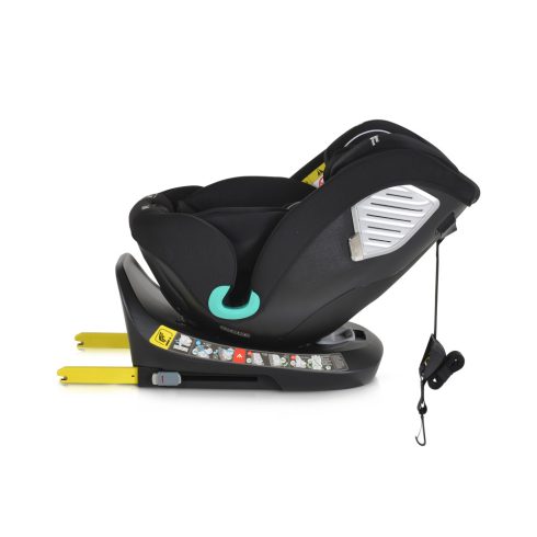 Cangaroo QUILL i-Size Isofix gyermekülés 40-150 cm - Fekete