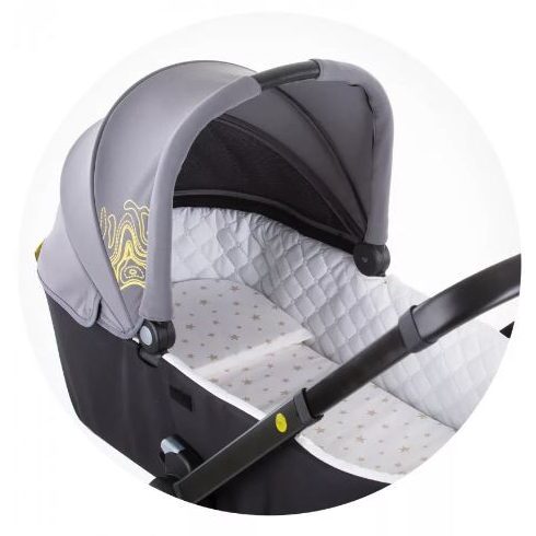 Chipolino matrac mózeskosárba - Beige Stars