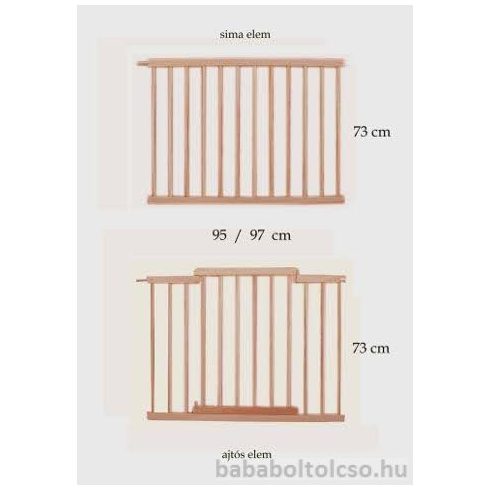 Babakarám összecsukható 6 elemes