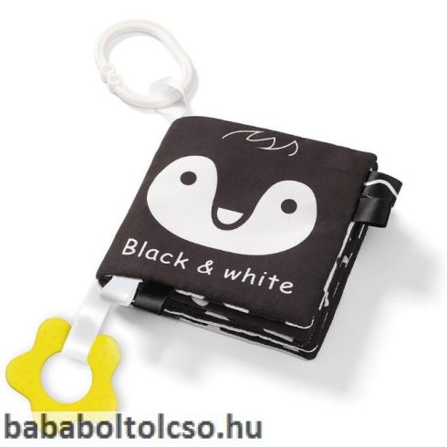 BabyOno játékkönyv BLACK AND WHITE puha