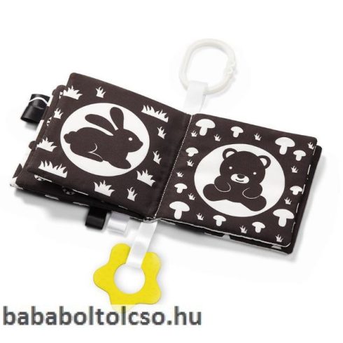 BabyOno játékkönyv BLACK AND WHITE puha