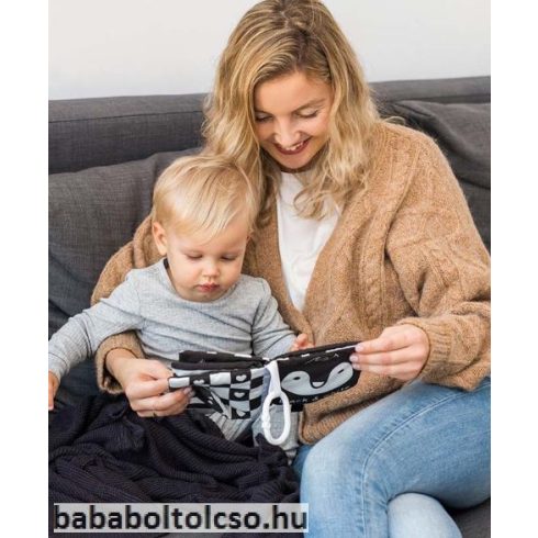 BabyOno játékkönyv BLACK AND WHITE puha