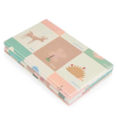 Moni kétoldalas vízálló csúszásmentes játszószőnyeg 120x180 cm- Forest/Elefántos