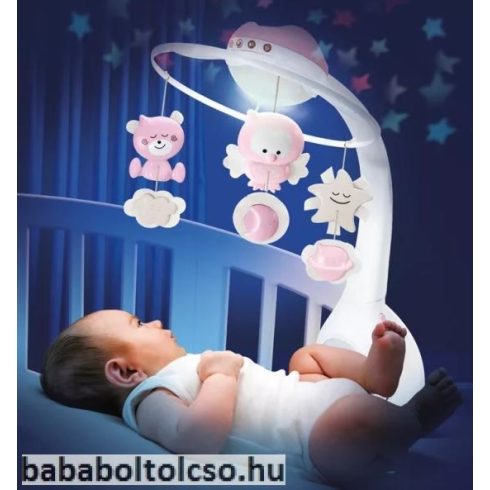 Infantino 3 az 1-ben projektoros zenélő forgó