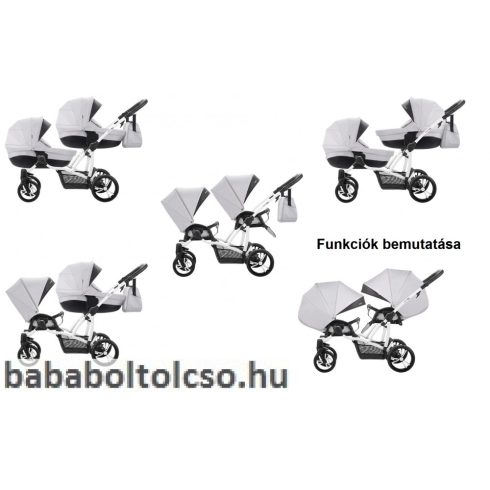 Bebetto "42" multifunkciós 3:1 ikerbabakocsi 24