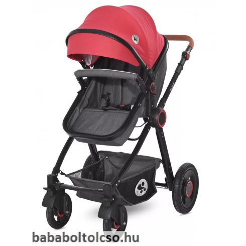 Lorelli Alexa SET babakocsi mózessé alakítható Sport résszel - Cherry Red 2021