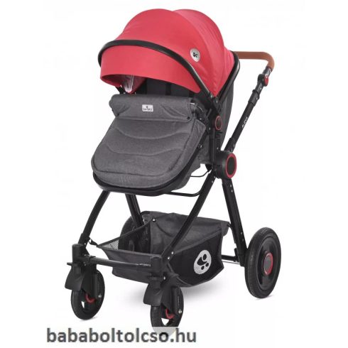Lorelli Alexa SET babakocsi mózessé alakítható Sport résszel - Cherry Red 2021