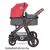 Lorelli Alexa SET babakocsi mózessé alakítható Sport résszel - Cherry Red 2021