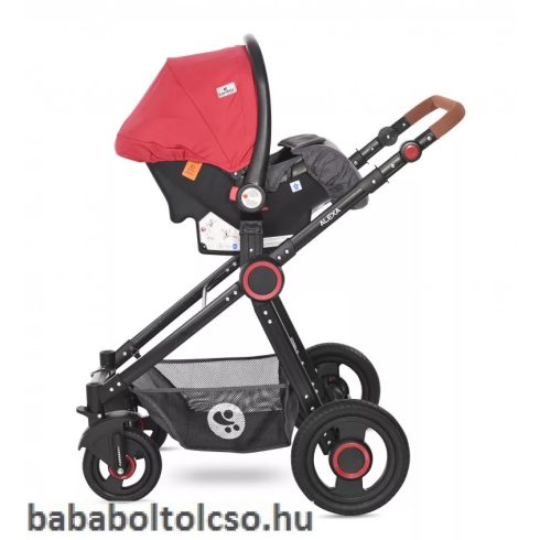 Lorelli Alexa SET babakocsi mózessé alakítható Sport résszel - Cherry Red 2021