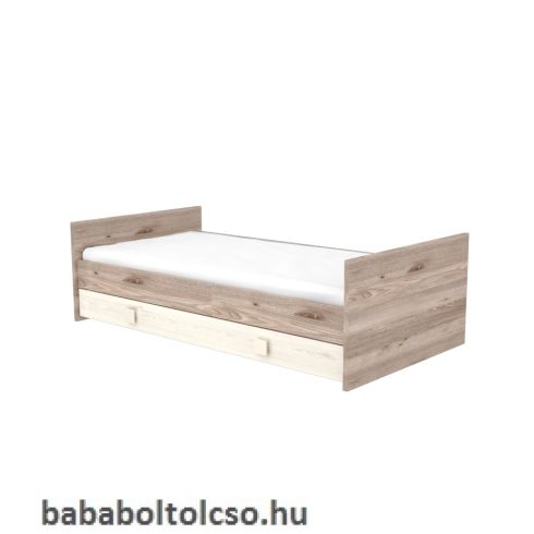 Timba VIKI 70x140 cm átalakítható kiságy ágyneműtartós krém-fűz