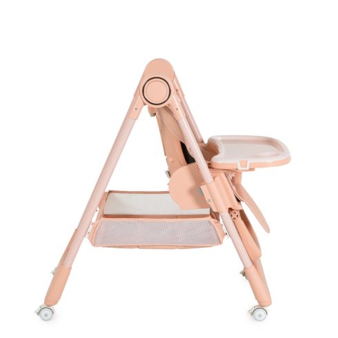 Cangaroo Surprise multifunkciós etetőszék tányérral és előkével Pink
