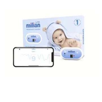 Milian légzésfigyelő Lite Bluetooth 1db érzékelőlappal