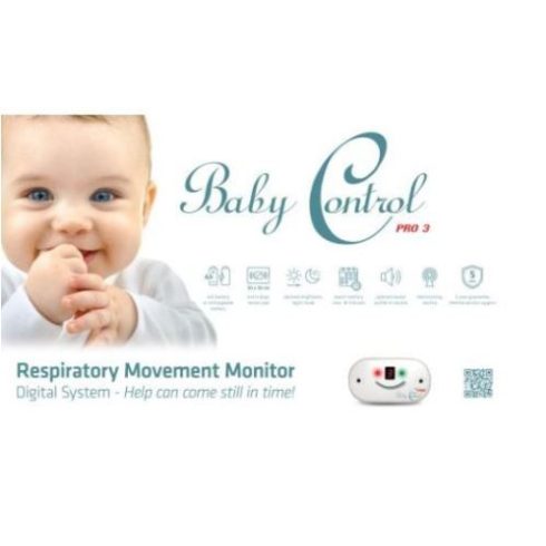 Baby Control Pro 3 légzésfigyelő készülék 28x47cm 3 lappal