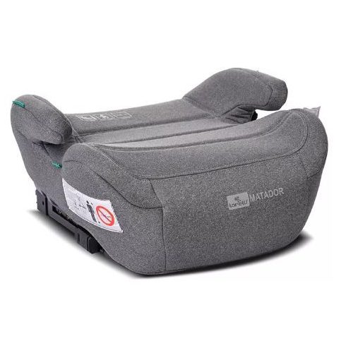 Lorelli Matador autós ülésmagasító Isofix 125-150cm - Attach Grey