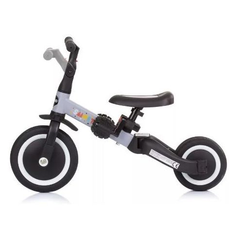 Chipolino Smarty 2 az 1-ben tricikli és futóbicikli - szürke