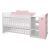 Lorelli Multi kombi ágy 190x72 - White Orchid Orchid Pink