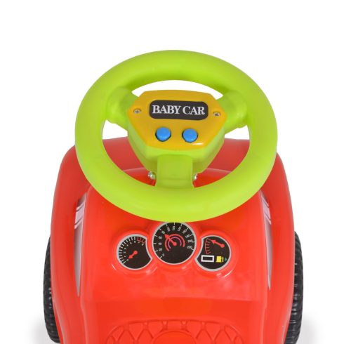 Moni Keep zenélős bébitaxi Piros