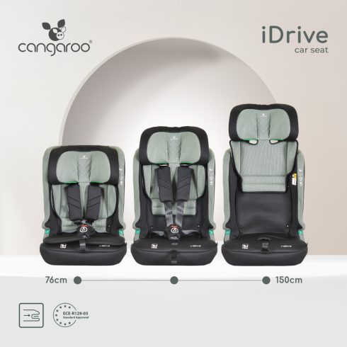 Cangaroo IDrive autósülés Fekete