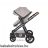   Lorelli Alexa SET babakocsi mózessé alakítható sport résszel - Opaline Grey Elephants 2021