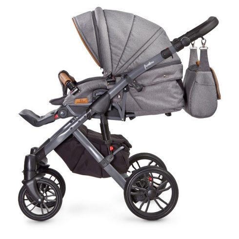 Camini Frontera multifunkciós babakocsi 2:1 AJÁNDÉK hordozóval Graphite