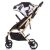 Chipolino Twister sport babakocsi 360°-ban fordítható - Black/WhiteWater