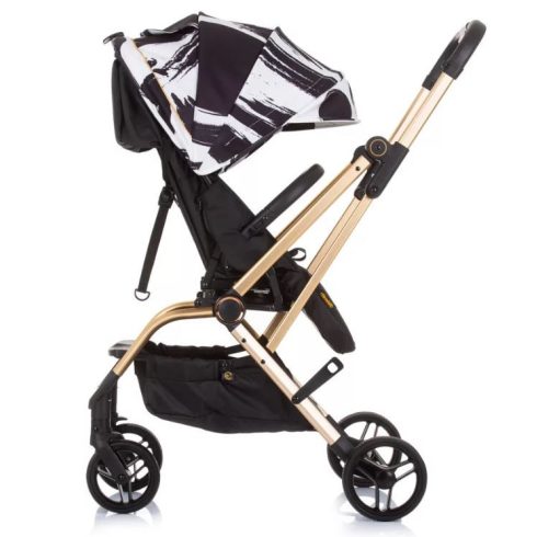 Chipolino Twister sport babakocsi 360°-ban fordítható - Black/WhiteWater