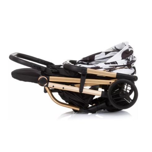 Chipolino Twister sport babakocsi 360°-ban fordítható - Black/WhiteWater