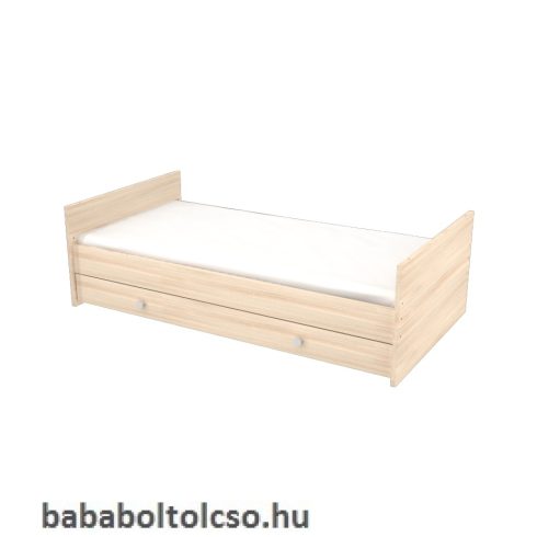 Timba NIKI 70x140 cm átalakítható kiságy ágyneműtartós borostyán