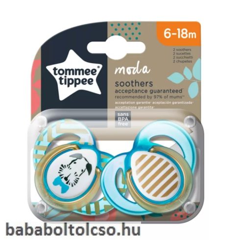 Tommee Tippee Moda játszócumi  2 db-os