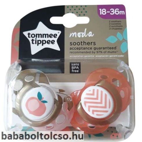 Tommee Tippee Moda játszócumi  2 db-os