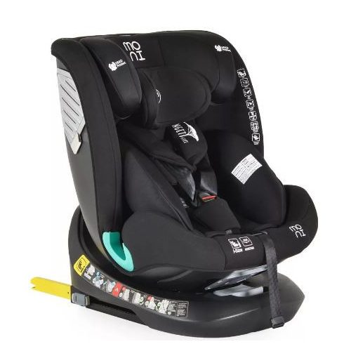 Moni Serengeti i-size autós ülés 40-150cm 360forgatható fekete