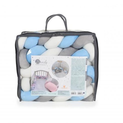 Cangaroo Braidy fonott fejvédő kék/fehér