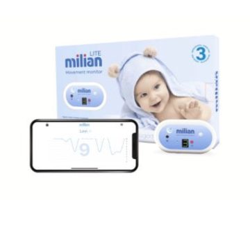 Milian légzésfigyelő Lite Bluetooth 3db érzékelőlappal