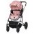 Chipolino Enigma babakocsi 3in1 mózessé alakítható sport résszel Rose water