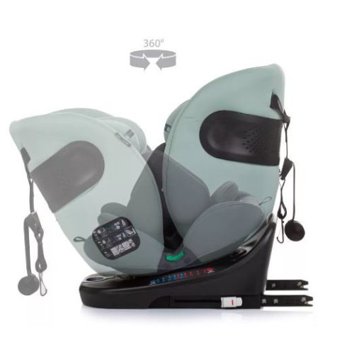 Chipolino Motion 360 autósülés I-Size 40-150cm - Pastel Green