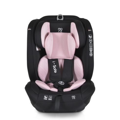 Moni Isafe I-Size autósülés 76-150 cm Rózsaszín