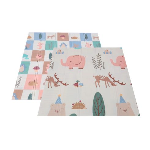 GameZone összecsukható járóka szőnyeggel 60 db labdával 150x200 cm Bézs