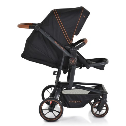 Cangaroo Ellada multifunkciós babakocsi 3:1- Fekete