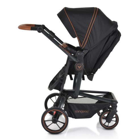 Cangaroo Ellada multifunkciós babakocsi 3:1- Fekete